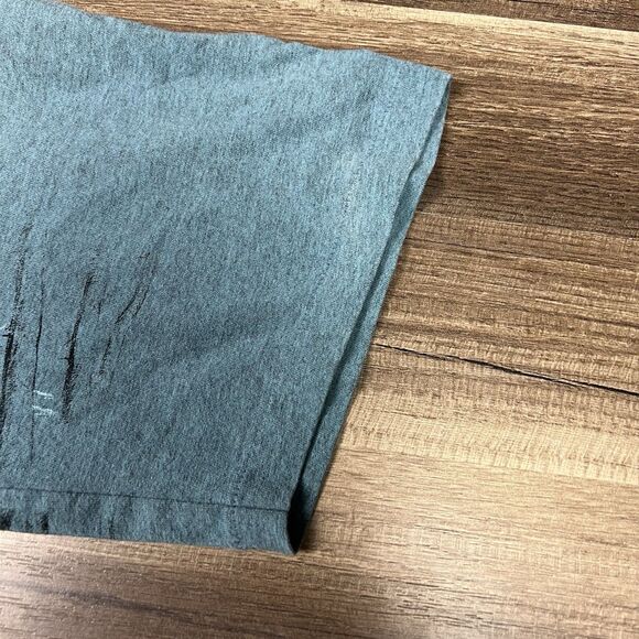 VTG California Wolves AOP Single Stitch Nature Forest Signal Sports Shirt Sz XL - Picture 9 of 10